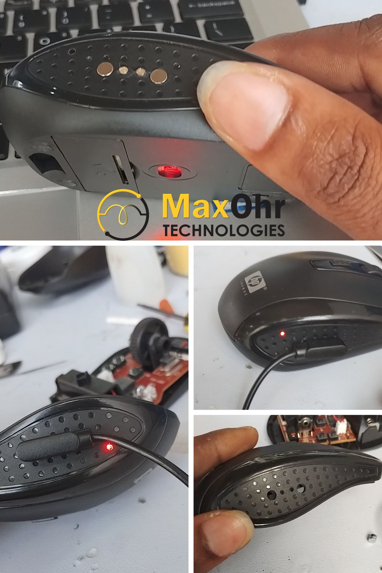 Mouse Upgrades Innovation Spotlight – A Semi-Wireless charging Mouse Upgrade - MaxOhr Tech